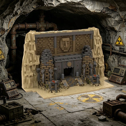 Rock-Cut Desert Temple MOC Building Kit | Ancient Ruins Architecture - 3