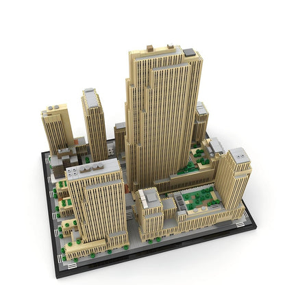 Rockefeller Center NYC Skyscraper Building Kit | LEGO-Compatible MOC - 1