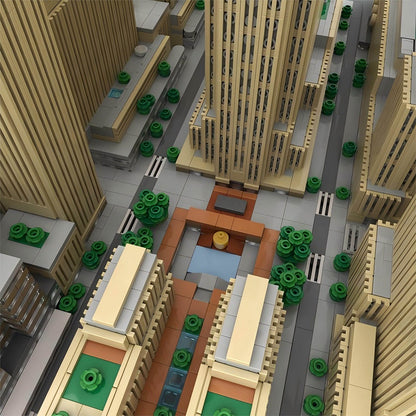 Rockefeller Center NYC Skyscraper Building Kit | LEGO-Compatible MOC - 5