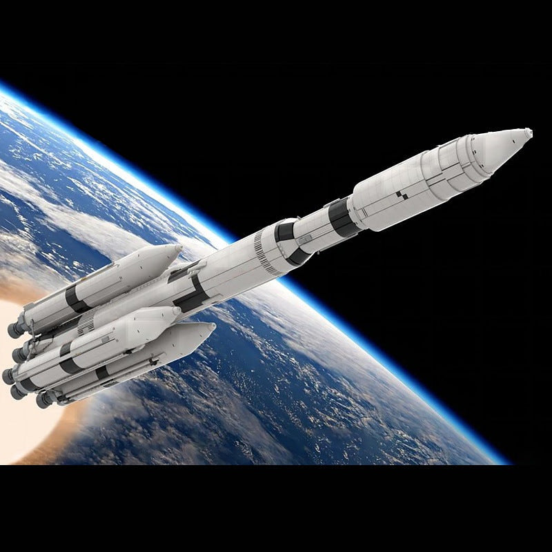 Rocket MLV-25L MOC Building Kit | Advanced Space Launch Model - 3
