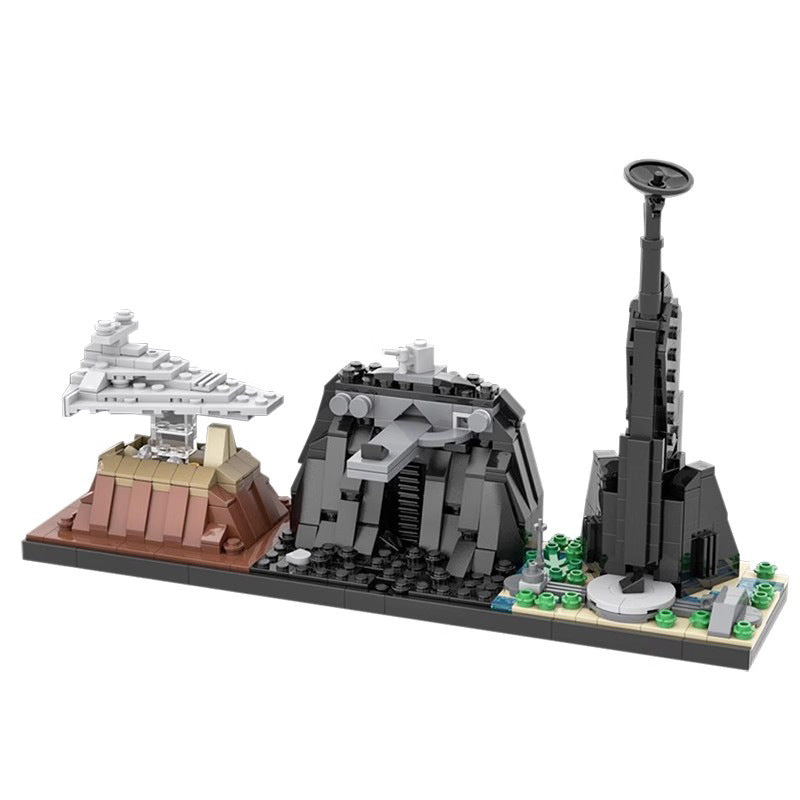 rogue one skyline building set | star wars | moc-30204 - 1