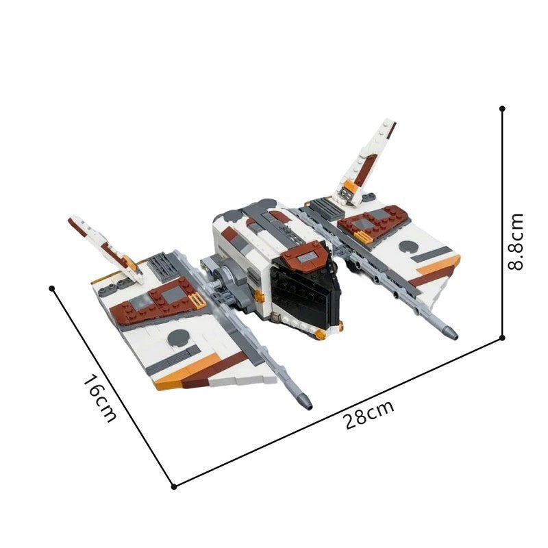 Rogue Space Starfighter Building Kit | LEGO-Compatible MOC - 2