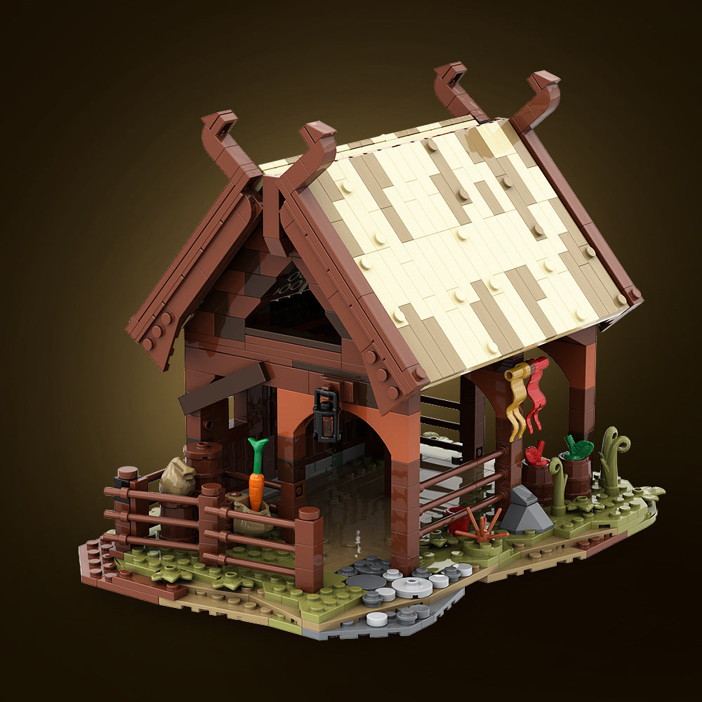 rohan stable building set | lotr | moc-139263 - 1