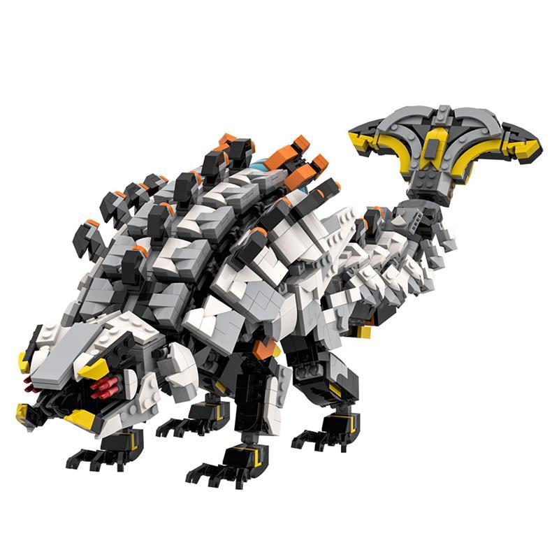 rollerback building set | horizon forbidden west | lego compatible - 3