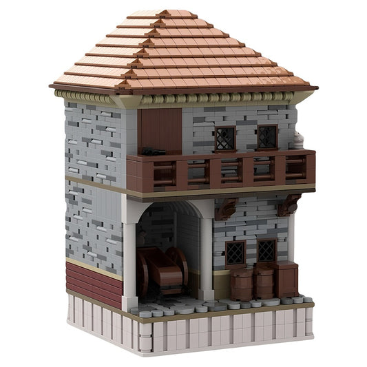 Roman Ancient Insula Apartment House MOC Building Kit - 1