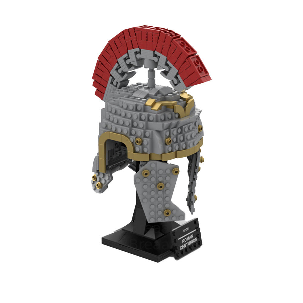 roman centurion helmet building set | moc-89490 - 1