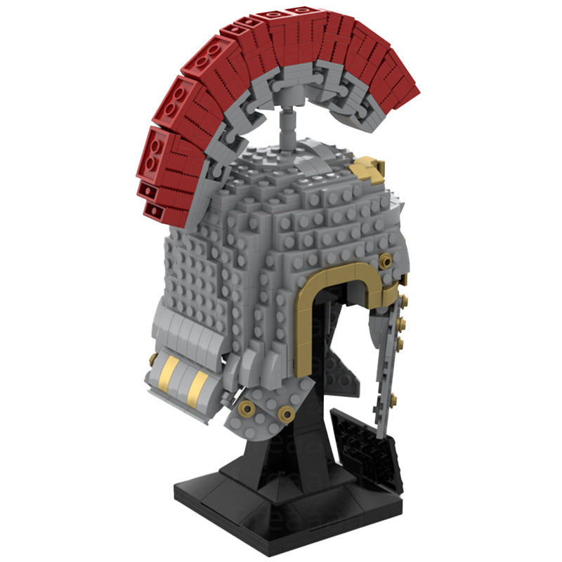 roman centurion helmet building set | moc-89490 - 2