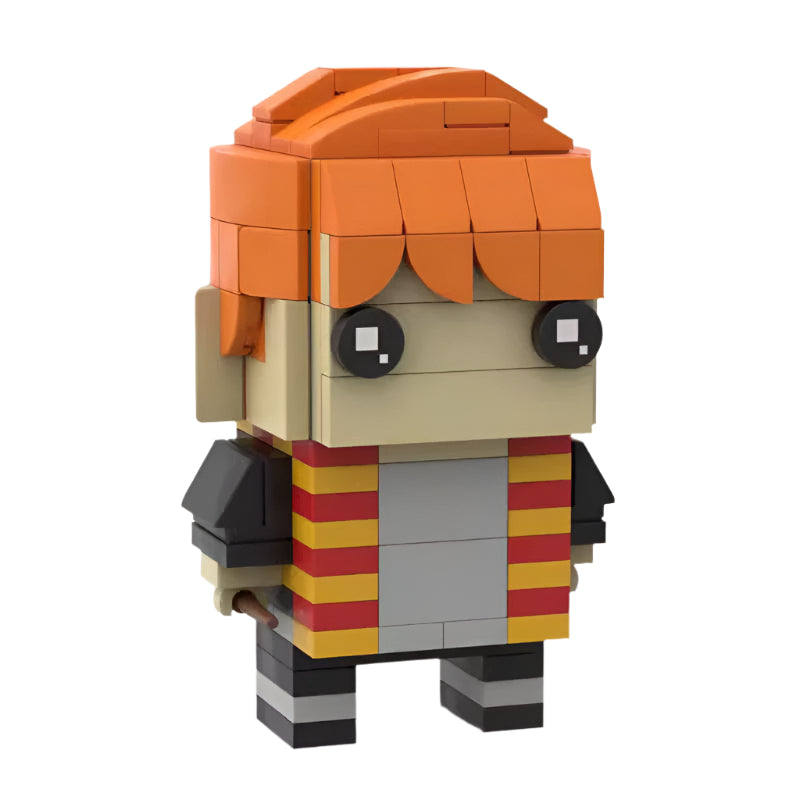 ron weasley brickheadz moc set | harry potter  | compatible with lego - 1