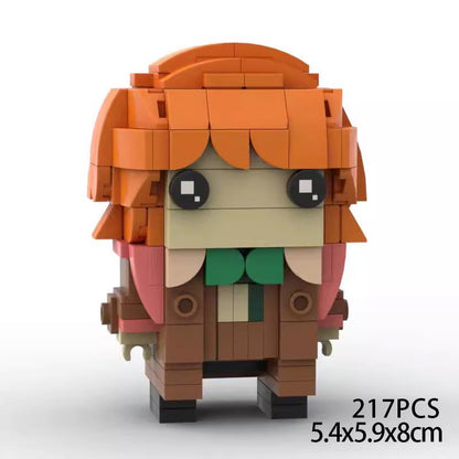 ron weasley brickheadz moc set | harry potter  | compatible with lego - 4