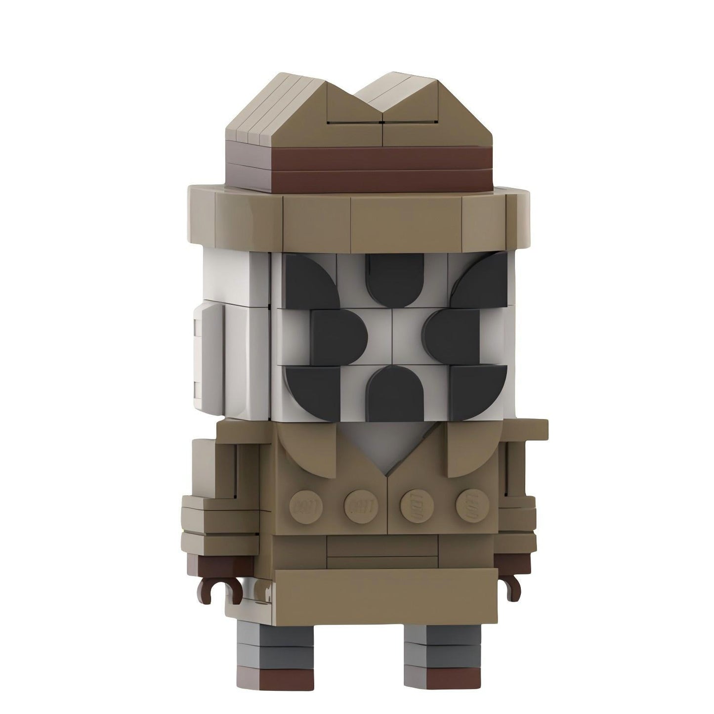 rorschach brickheadz building kit | watchmen | moc-117435 - 2