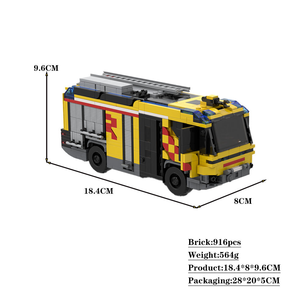 rosenbauer rt hybrid fire truck | moc-60616 - 2