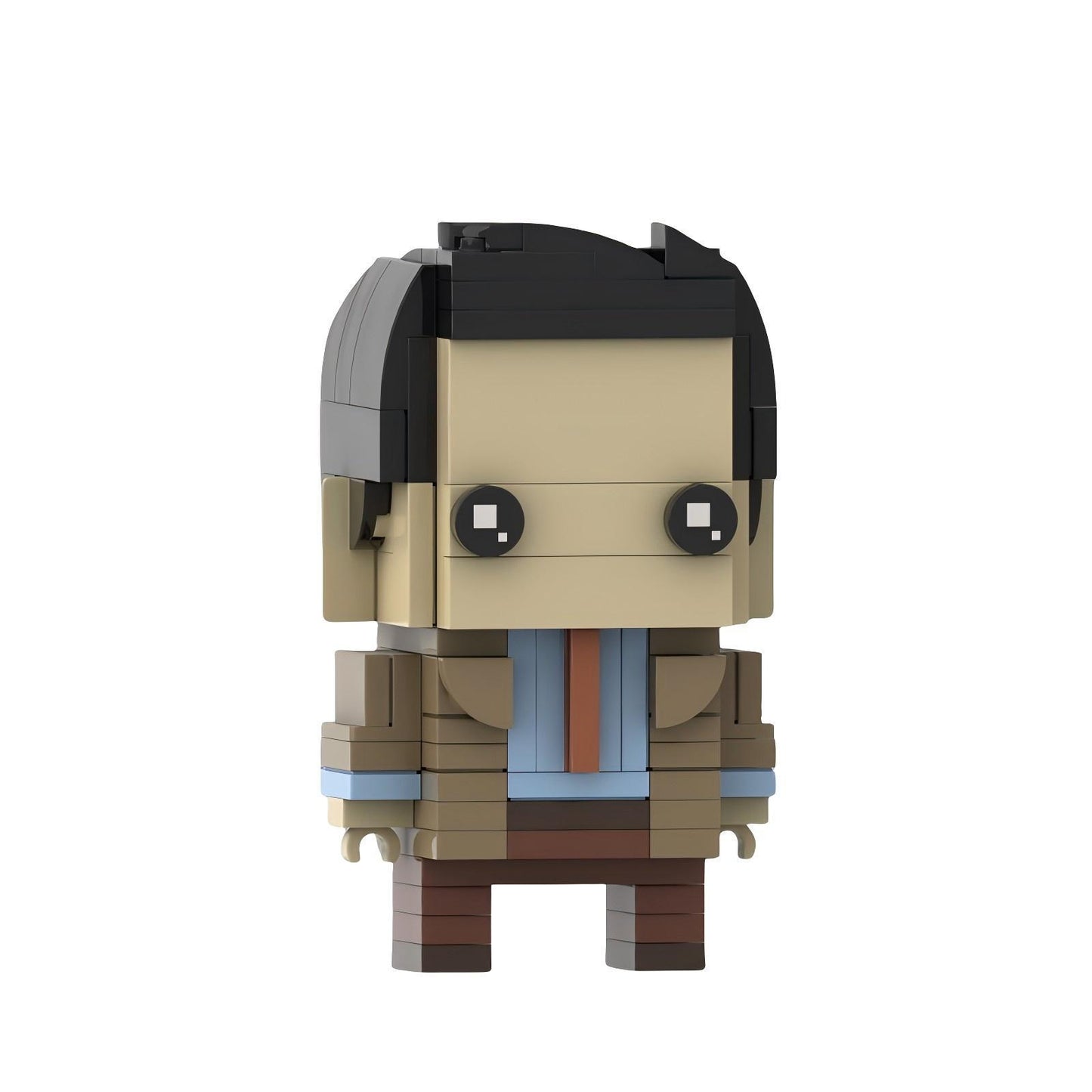 ross geller brickheadz building kit | friends | moc-217690 - 2