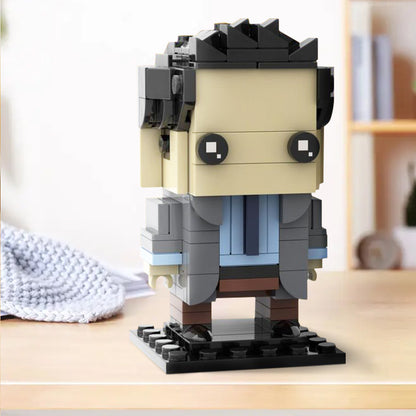 ross geller brickheadz building set | friends | moc-133943 - 1