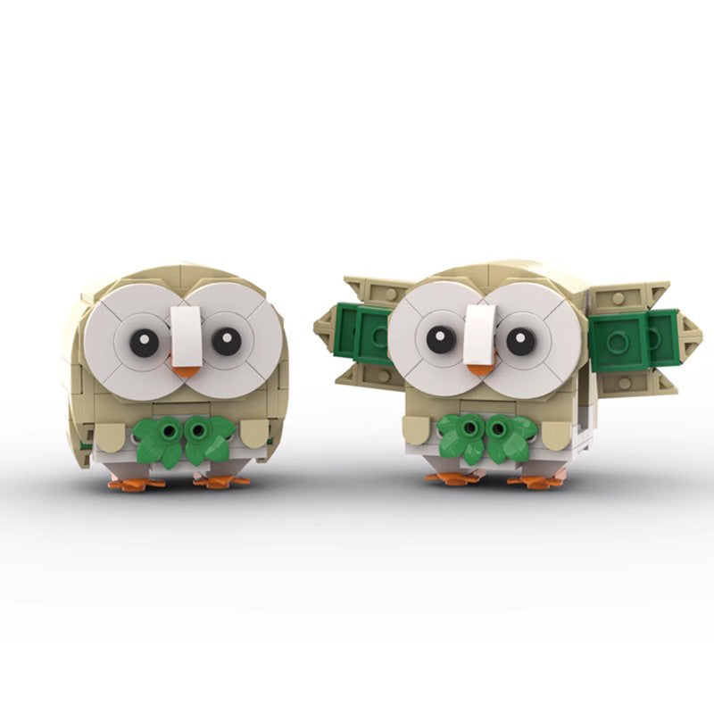 rowlet the pokemon building set | moc-145301 - 1