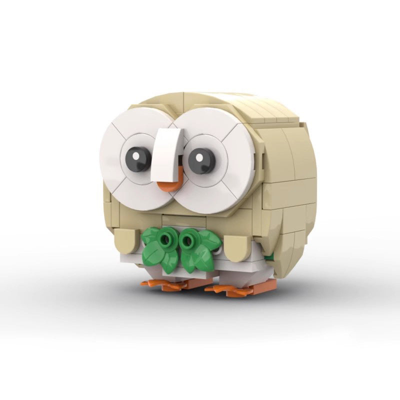 rowlet the pokemon building set | moc-145301 - 5