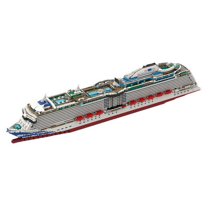 Royal Princess MOC Luxury Cruise Ship Building Kit - 1