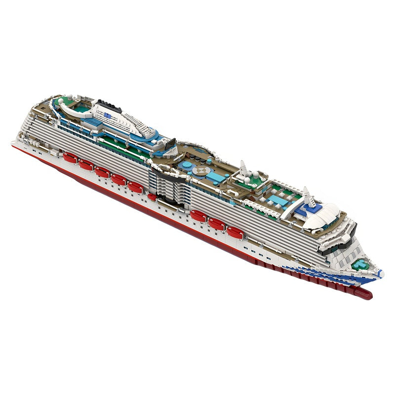 Royal Princess MOC Luxury Cruise Ship Building Kit - 2