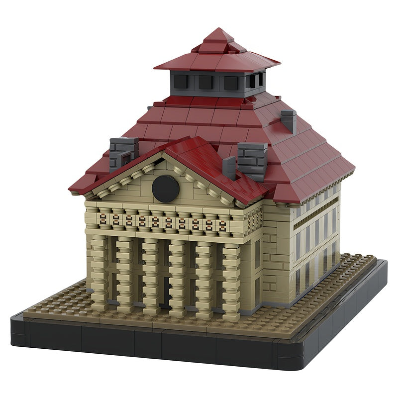 Royal Saltworks Arc-et-Senans Director's House MOC Building Kit - 4