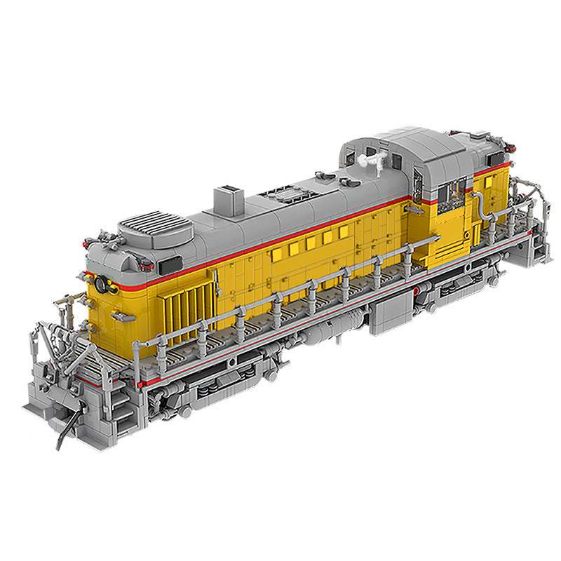 RS-2 Diesel-Electric Locomotive Building Kit | LEGO-Compatible MOC - 1