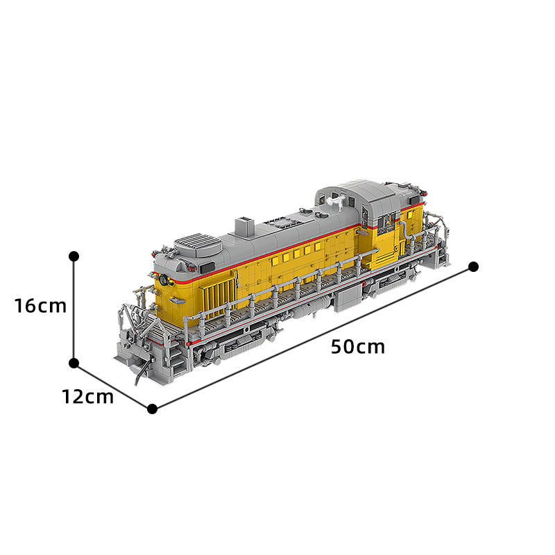 RS-2 Diesel-Electric Locomotive Building Kit | LEGO-Compatible MOC - 6