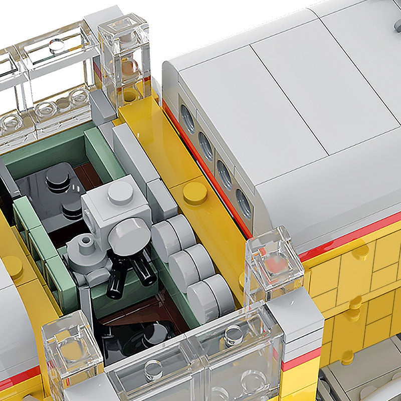 RS-2 Diesel Electric Locomotive MOC Building Kit 1:38 Scale Train Model - 5