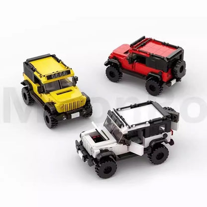 Rugged 4x4 Off-Road Vehicle Building Kit | LEGO-Compatible MOC - 3