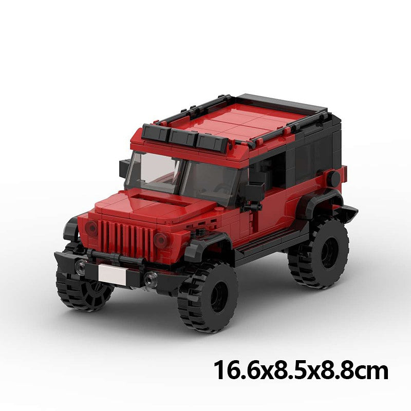 Rugged 4x4 Off-Road Vehicle Building Kit | LEGO-Compatible MOC - 6