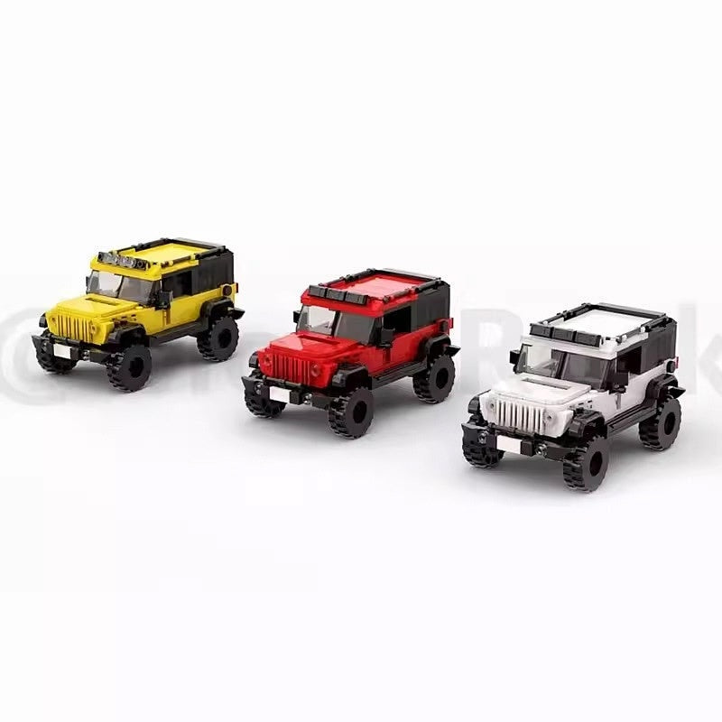 Rugged 4x4 Off-Road Vehicle MOC Building Kit | Adventure SUV Model - 1