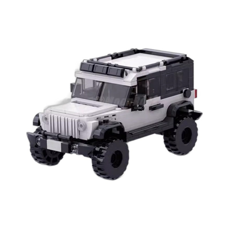 Rugged 4x4 Off-Road Vehicle MOC Building Kit | Adventure SUV Model - 4