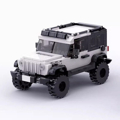 Rugged 4x4 Off-Road Vehicle MOC Building Kit | Adventure SUV Model - 5