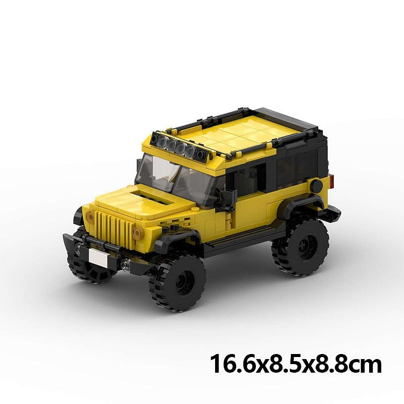 Rugged 4x4 Off-Road Vehicle MOC Building Kit | Adventure SUV Model - 7
