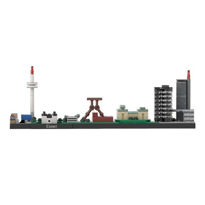Ruhr Region Skyline Germany Architecture Building Kit | Compatible MOC - 1