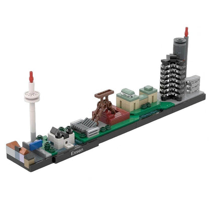 Ruhr Region Skyline Germany Architecture Building Kit |Compatible MOC - 2