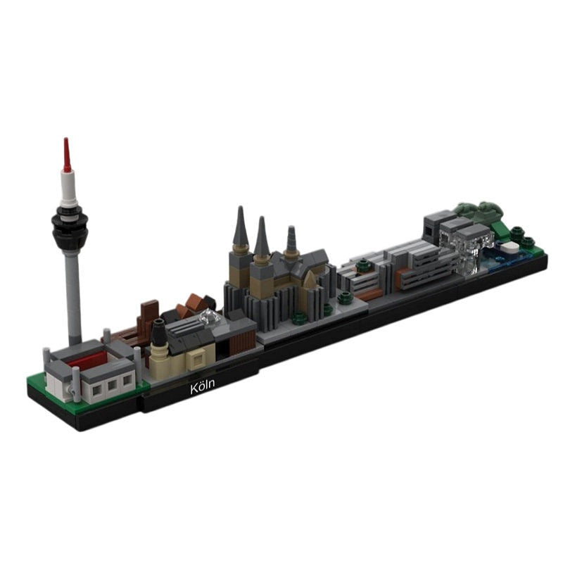 Ruhr Region Skyline Germany Architecture Building Kit | LEGO-Compatible MOC - 2