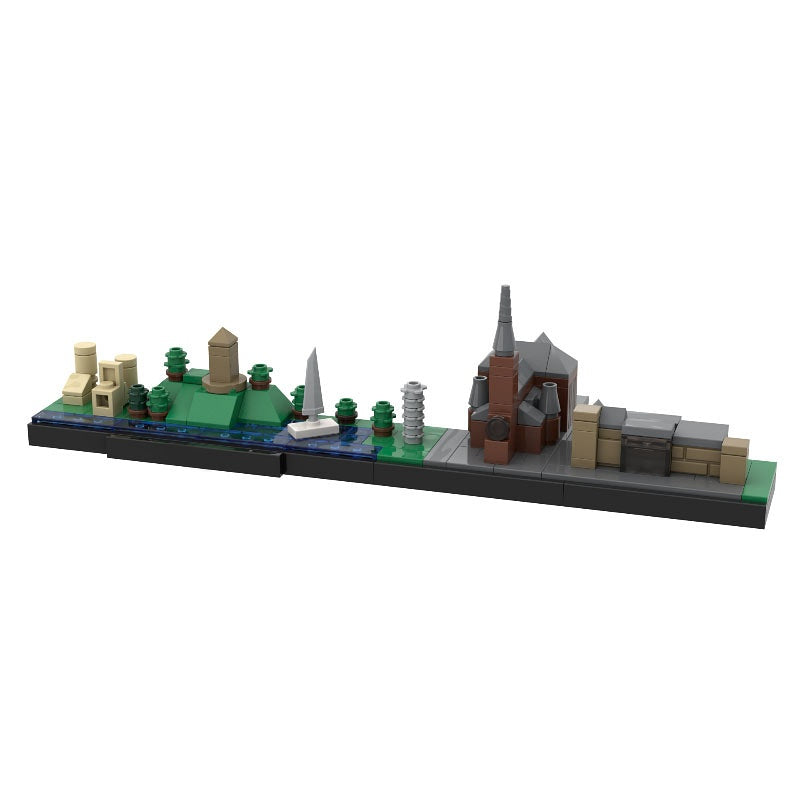 Ruhr Region Skyline Germany Architecture MOC Building Kit - 1