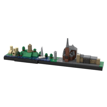Ruhr Region Skyline Germany Architecture MOC Building Kit - 2