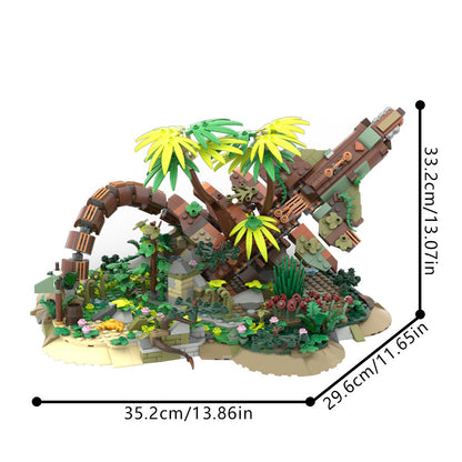 ruin of horus building kit | horizon | moc-222707 - 3