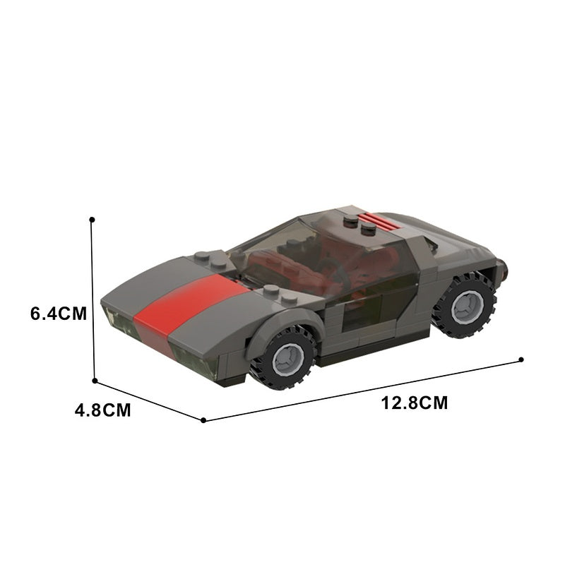 Runabout Concept Car Building Kit | LEGO-Compatible MOC - 1