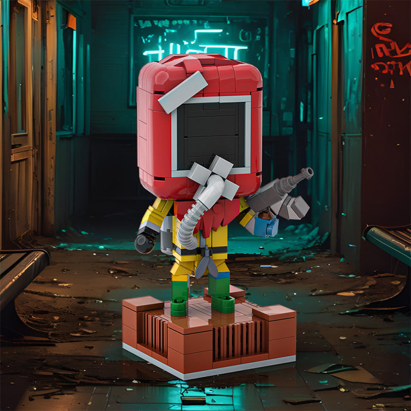 rust hazmat building set | lego compatible - 1