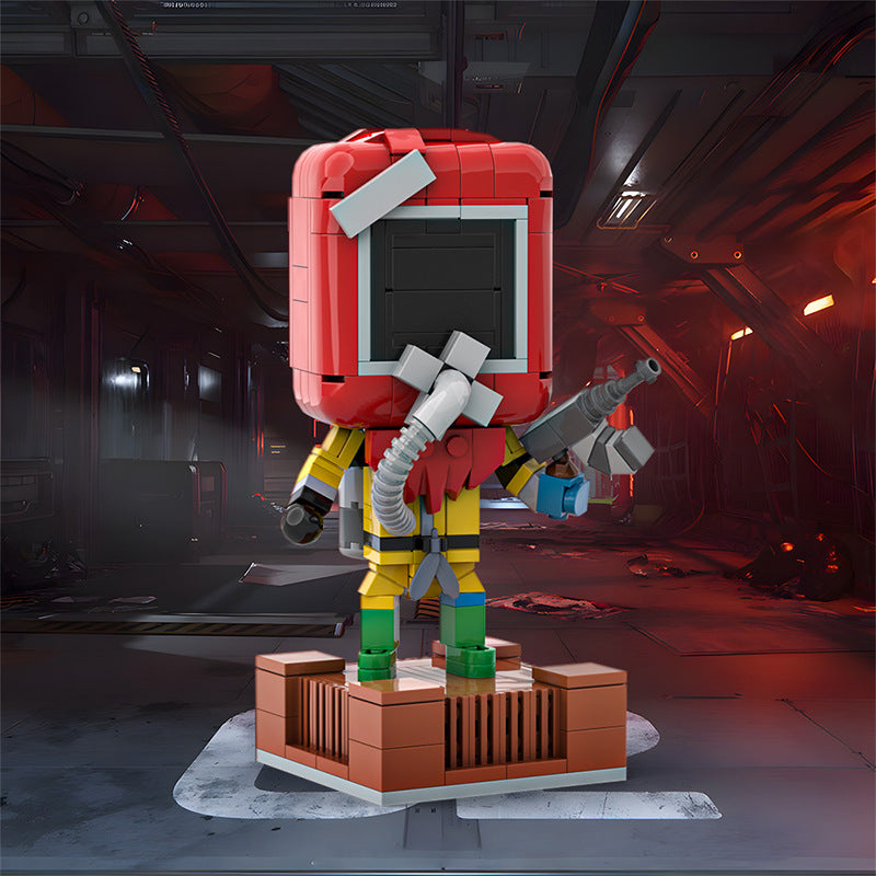 rust hazmat building set | lego compatible - 2