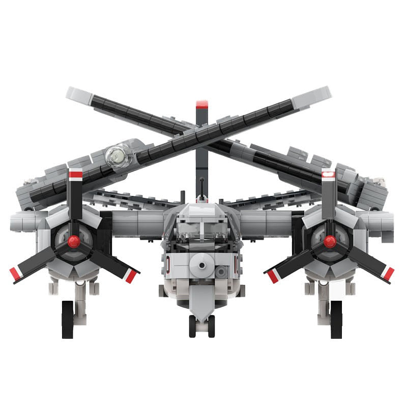 S-2 Tracker Aircraft MOC Building Kit | 1:35 Scale Patrol Plane Model - 3