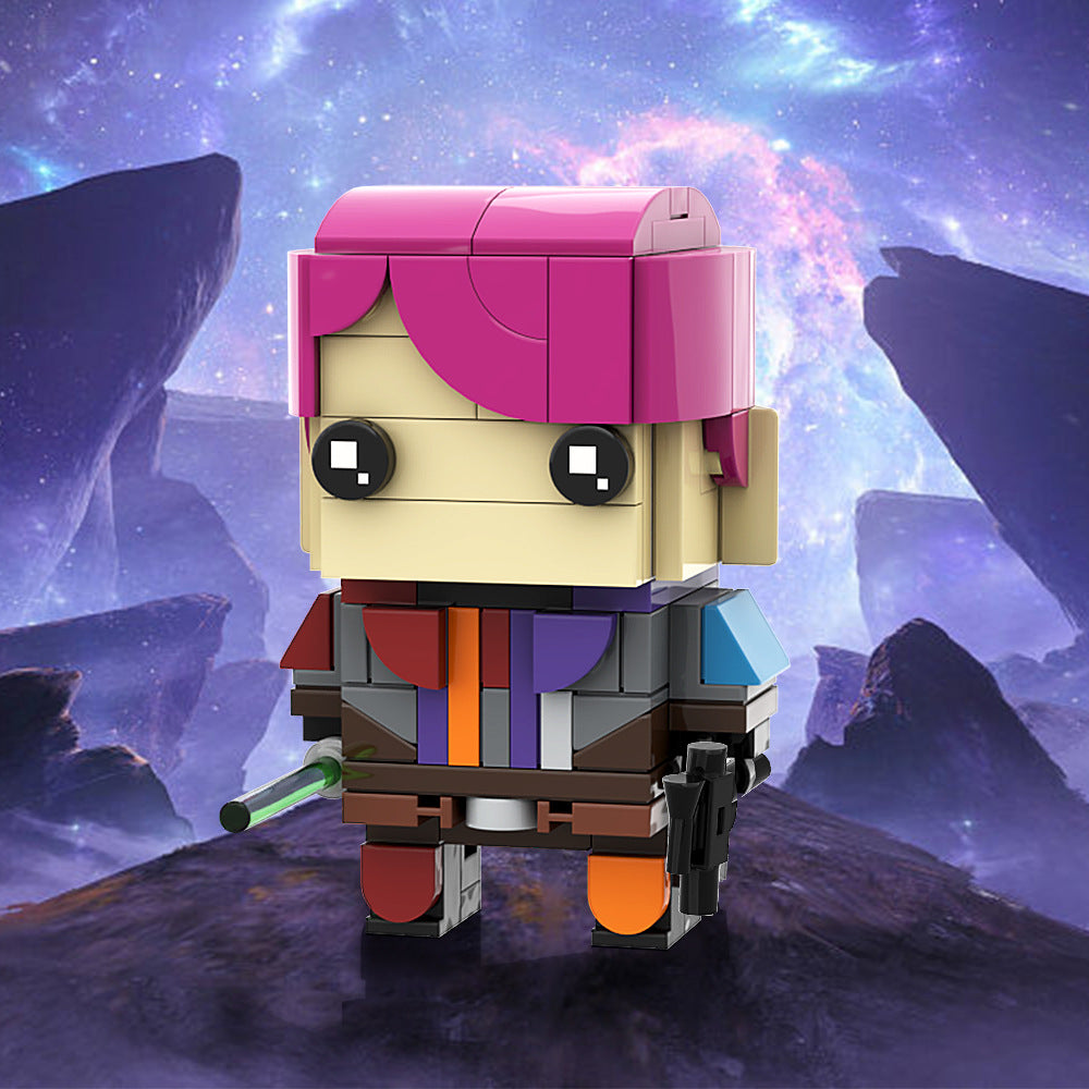 sabine wren brickheadz | star wars | moc-158580 - 1