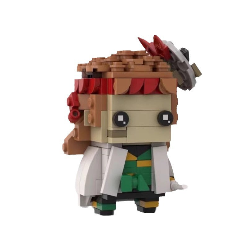 sabito brickheadz building set | demon slayer | moc-113248 - 1