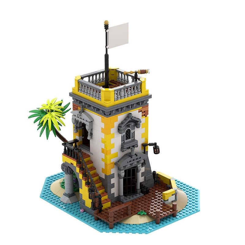 Sabre Island Pirate Fortress Building Kit | LEGO-Compatible MOC - 2