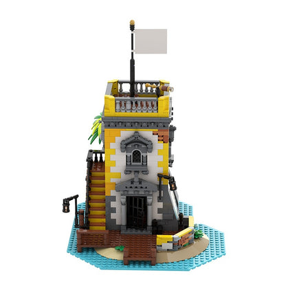Sabre Island Pirate Fortress Building Kit | LEGO-Compatible MOC - 3