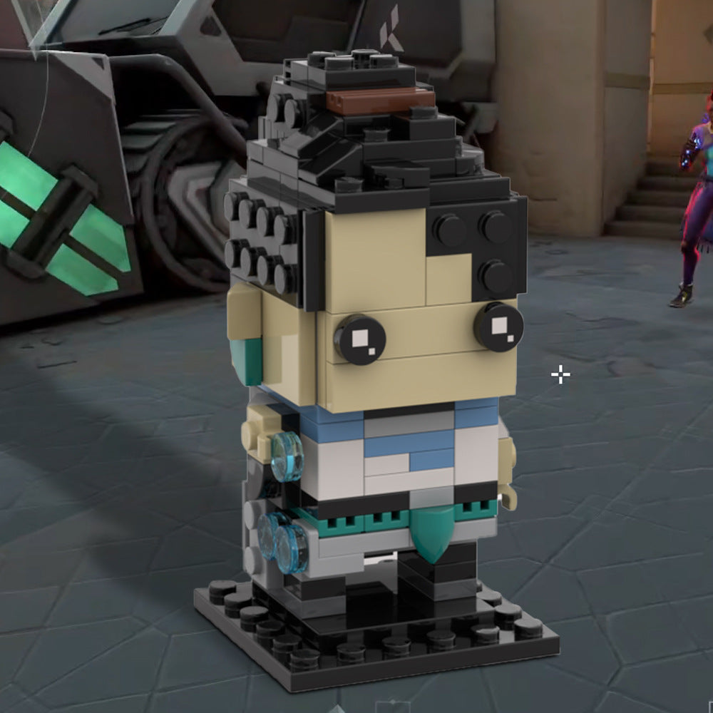 sage brickheadz building set | valorant | moc-121076 - 1