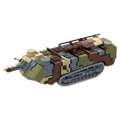 Saint-Chamond WWI French Tank MOC Building Kit - 1