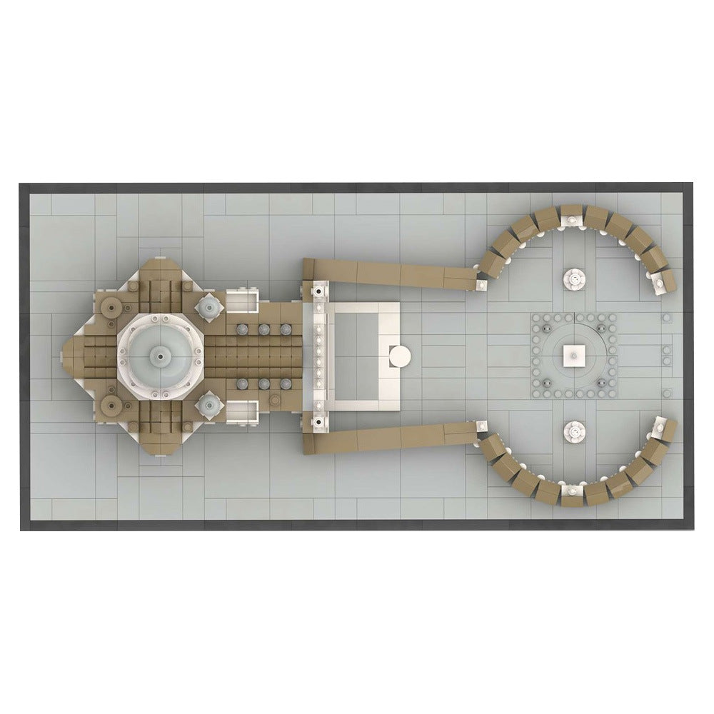 saint peter's basilica building set | lego compatible - 3