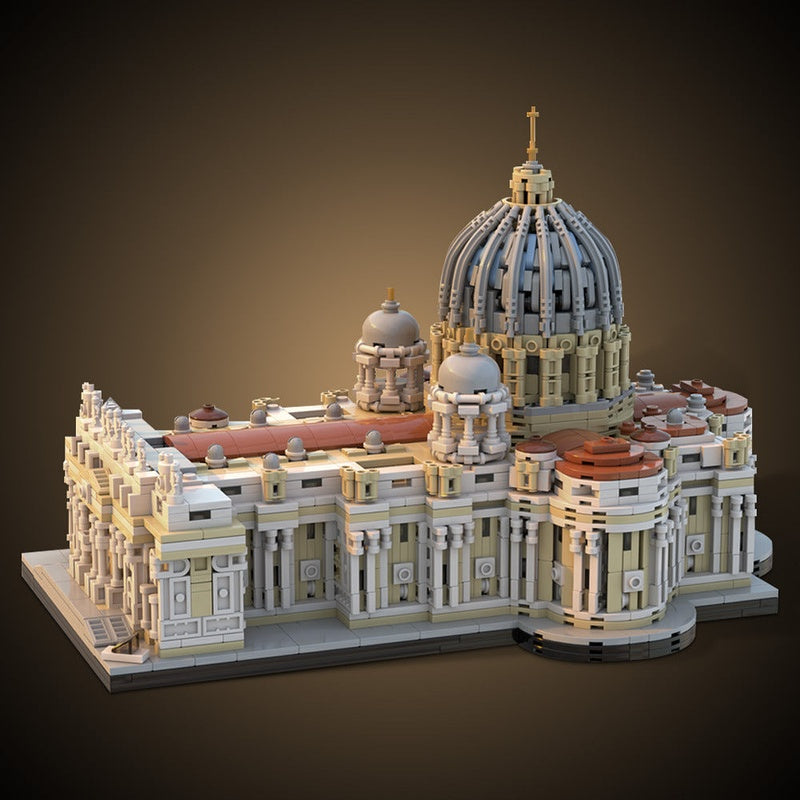 Saint Peter's Basilica MOC Building Kit | Historic Architecture Model - 2