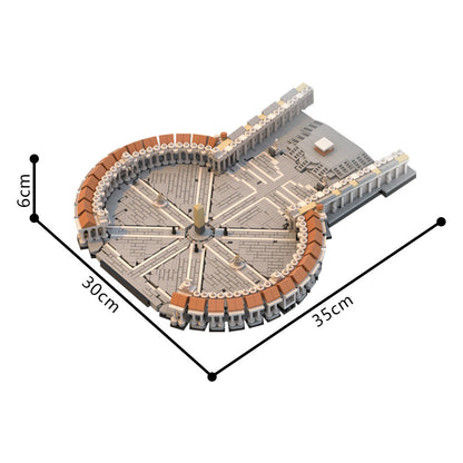 Saint Peter's Square Building Kit | 1:800 | LEGO-Compatible MOC - 5